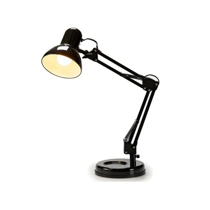 Metal Gooseneck Table  Lamp Black