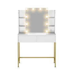 Vanity Table White 90X45x136cm
