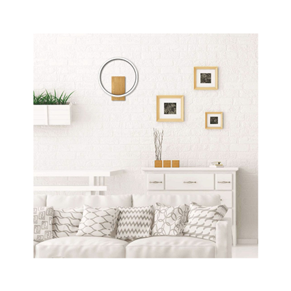 Matteo LED Wall Light – Black/Wood