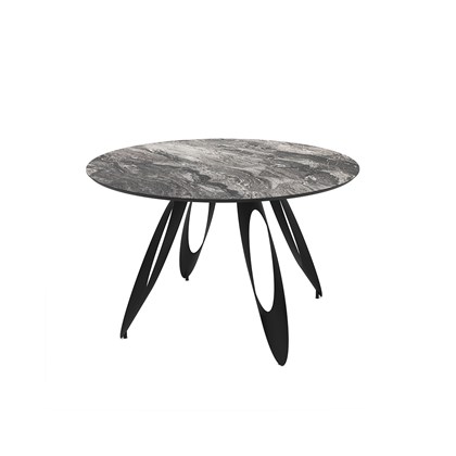 Dining Table Round 130x130x76cm - Cosmos Gloss