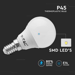Pack of 6 : E14 Bulb 5.5W 2700K