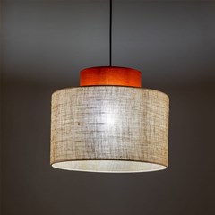 Hanging Lamp Duo Juta - Brown