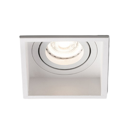 Hyde White Square Adjustable Recessed