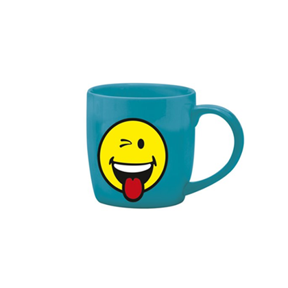 Coffee Mug Smiley 150ml - Blue