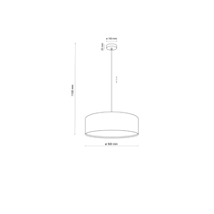 Earth Hanging Lamp 3 – Beige