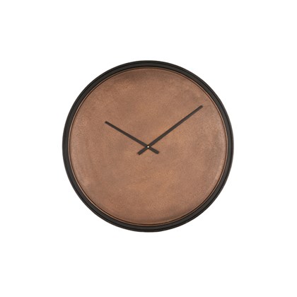 Clock Copper Black