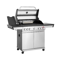 Black & Grey BBQ - 4 Burner