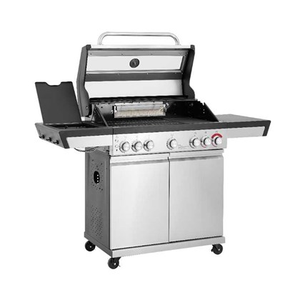 Black & Grey BBQ - 4 Burner