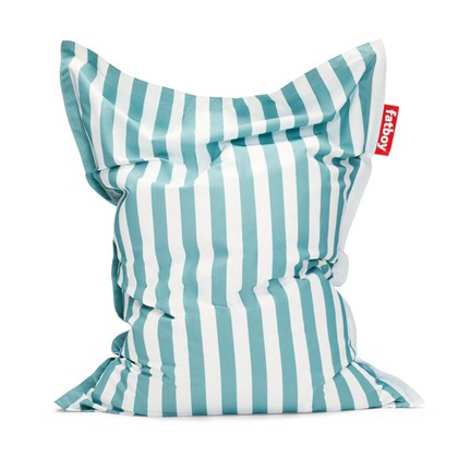 Stripe Azur graphic Beanbag