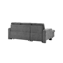 reversible chaise with storage Corner Sofa – Grey
