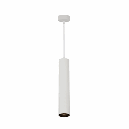 Hanging Lamp Fixture GU10 Aluminium White Body 5.5X30CM