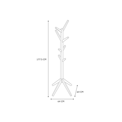 Black Tree Coat Stand