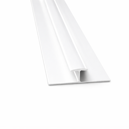 Aluminium Trim Alloy T-Shaped – White