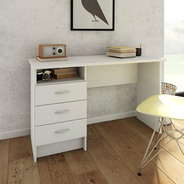 Function Plus Desk White