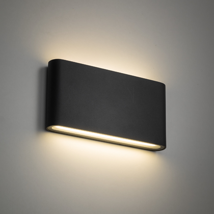 LED Wall Light M – Graphite & White
