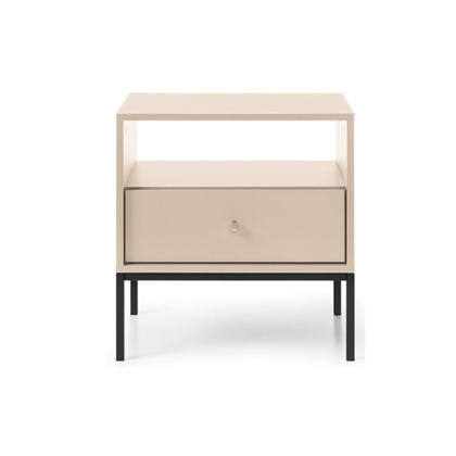 Nightstand 1 Drawer – Beige