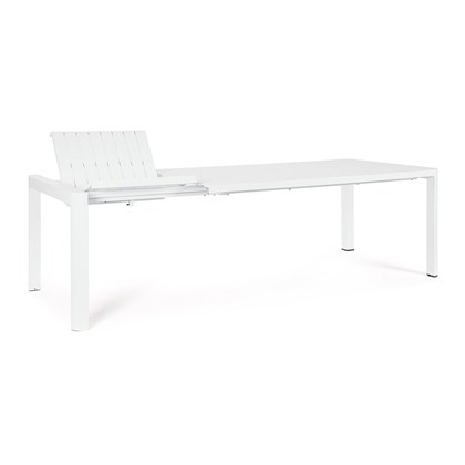 Garden Table Kiplin Extendable - White