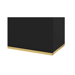 TV Unit MDF Wall Mounting – Black