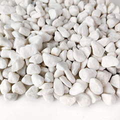 Pebbles 20 Kg Bag – Rain Flower Stones White