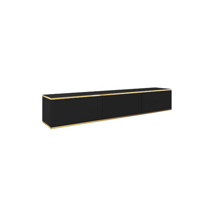 TV Unit Wall Mounting 175 – Black