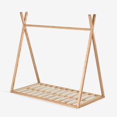 Solid Ash Tipi Bed 70 x 140 cm