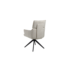 Chair – Soft Real Leather & Fabric