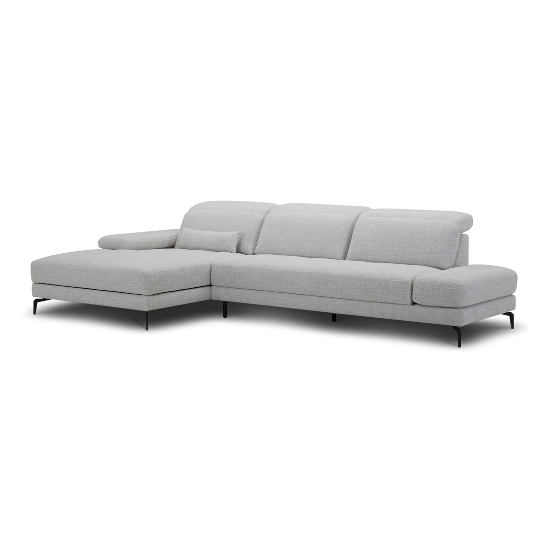 Sofa 2-Seater with CHL Left 3 - Light Grey