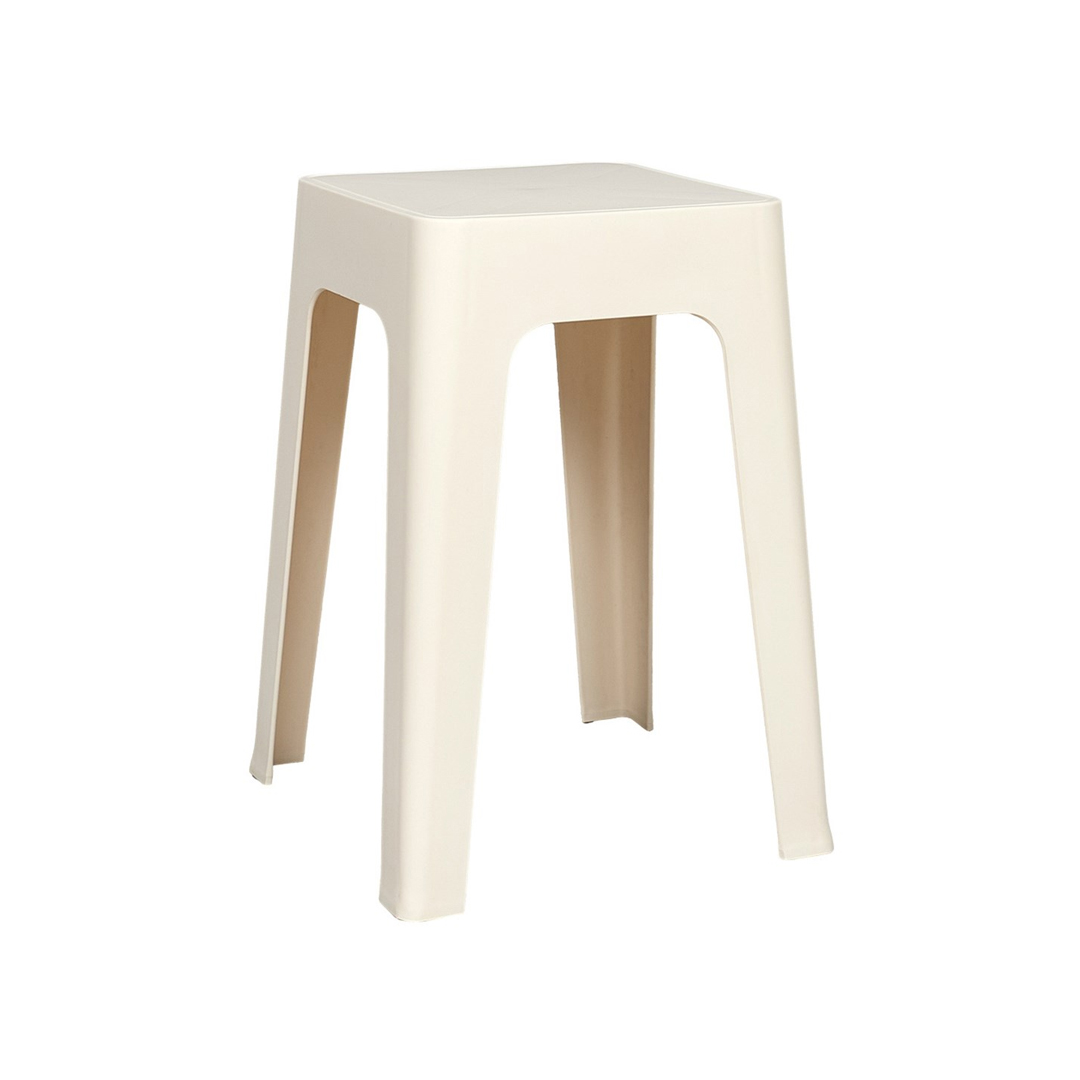 Stackable Stool Cream colour in PP