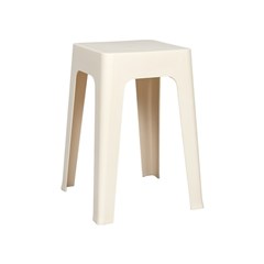 Stackable Stool Cream colour in PP