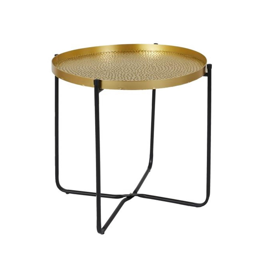 Metal Side Table – Dore Noir