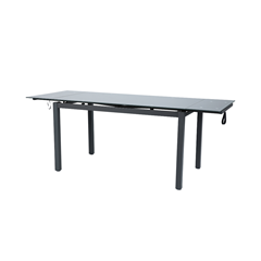 Extendable Table 140-200 – Tempered Glass Grey