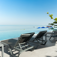 Sun lounger – Dark Grey