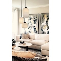 Pendant Light White D-360 Astor