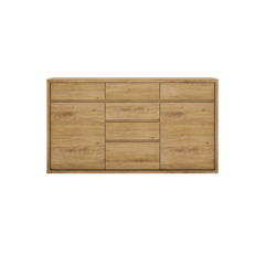 Chest Drawers 2D-6S – Oak & Grey