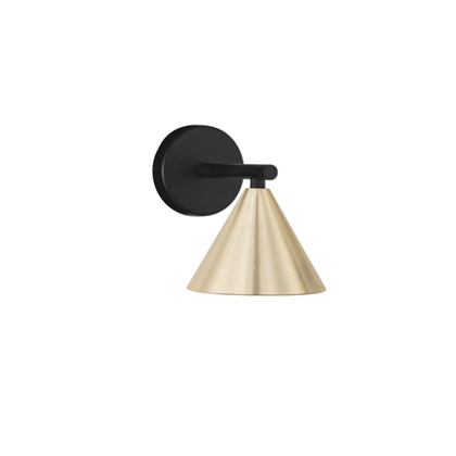Wall Light LED Oxide Gold & Black Aluminium