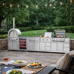 Modular Outdoor Kitchen, Pizza Oven & BBQ