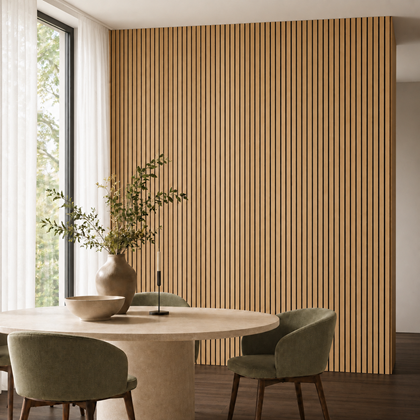 Acoustic Panel - Teak 60x280 cm