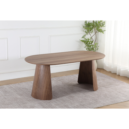 Dining Table 1800x900x760 Walnut Veneer