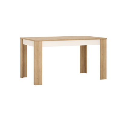 Extendable Table 140-180 – Riviera-Oak Light & White High Gloss