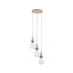 Zen Sabia Botti Pendant Lamp – White & Sabia