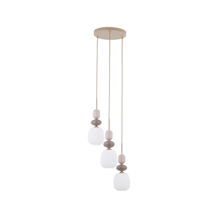 Zen Sabia Botti Pendant Lamp – White & Sabia