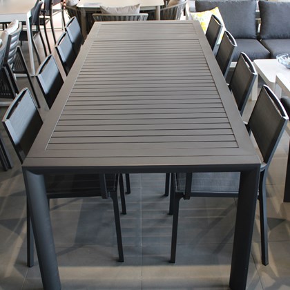 Cannes Aluminium Extendable Table 220 or 280cm & 10 Chairs