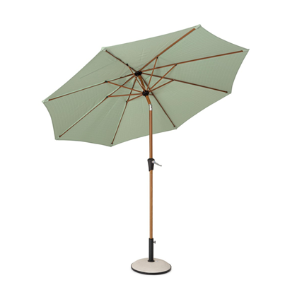 Natural - Mint Outdoor Parasol 3M W-Tilt