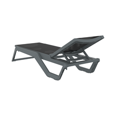 Sun lounger – Dark Grey