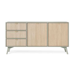 Sideboard 3 Drawer 2 Door – Herringbone Scandi & Eucalyptus