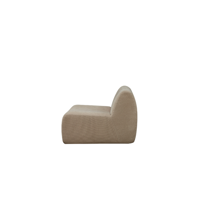 Brown Modular Single Seat Armless