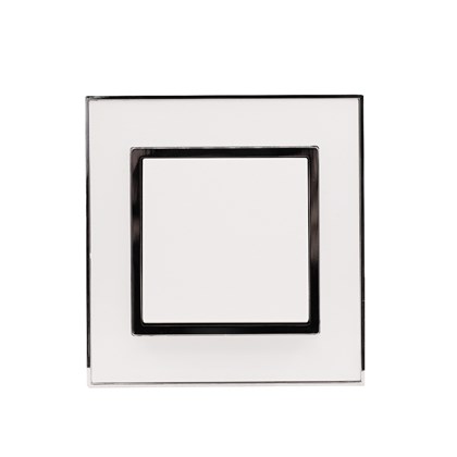 1 Gang Intermediate Switch White Mirror Frame