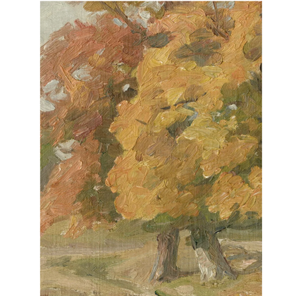 Mural Wallpaper Hedgerow Landscape