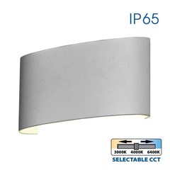 Wall Light LED 6W CCT-Switch IP65 - White