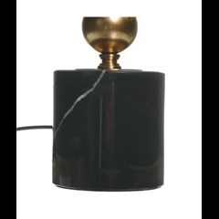 Table Lamp Gold Black Metal